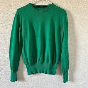 Bellwood Pullover Cotton Sweater Fits Women’s Medium Green Casual Capsule